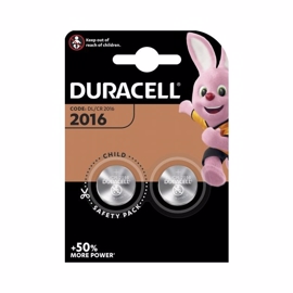 CR2016 Duracell 3V litiumbatteri